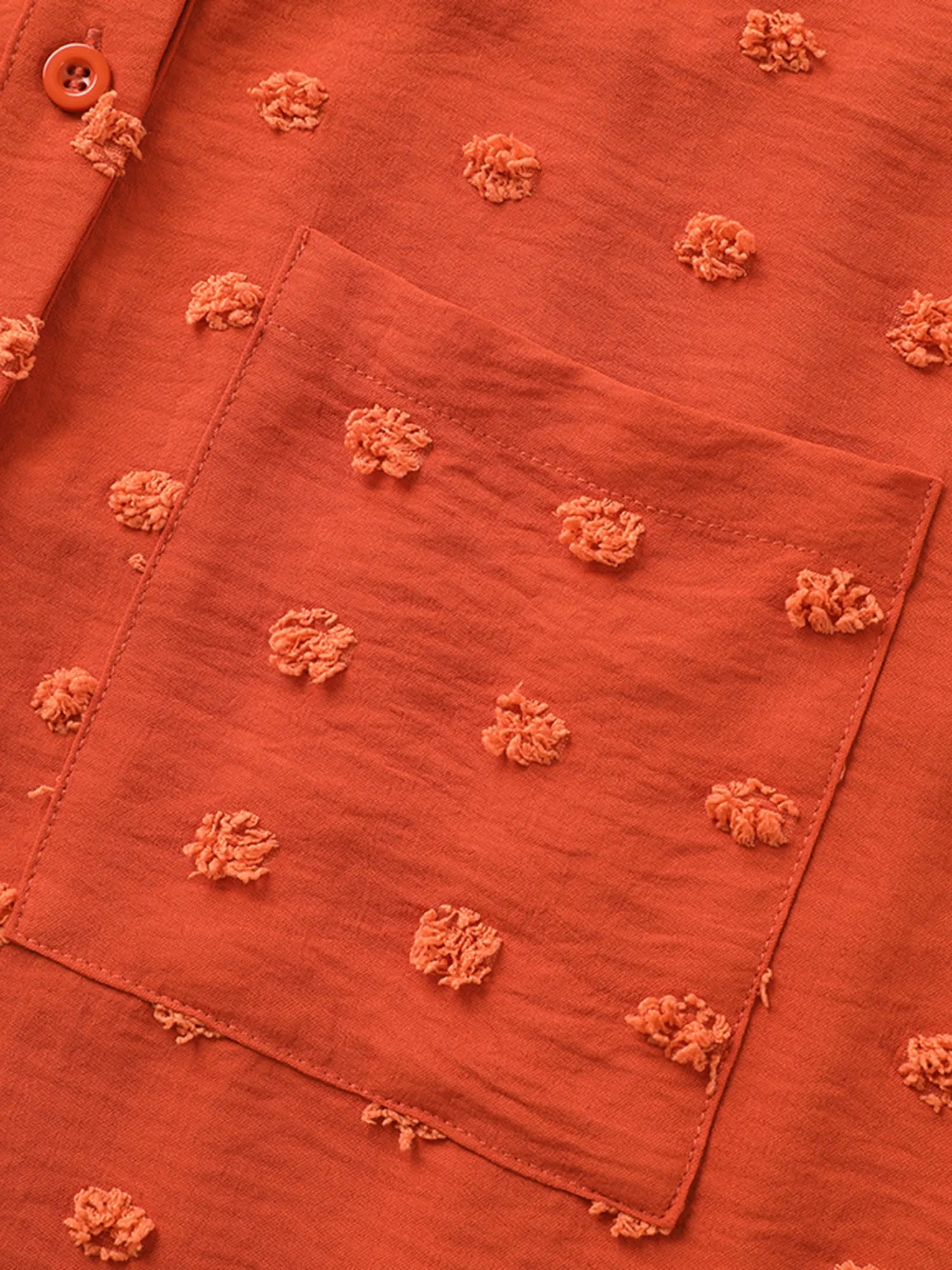 Jacquard Patch Pocket Dolman Sleeve Blouse sold by Bloomchic product image thumbnail 5