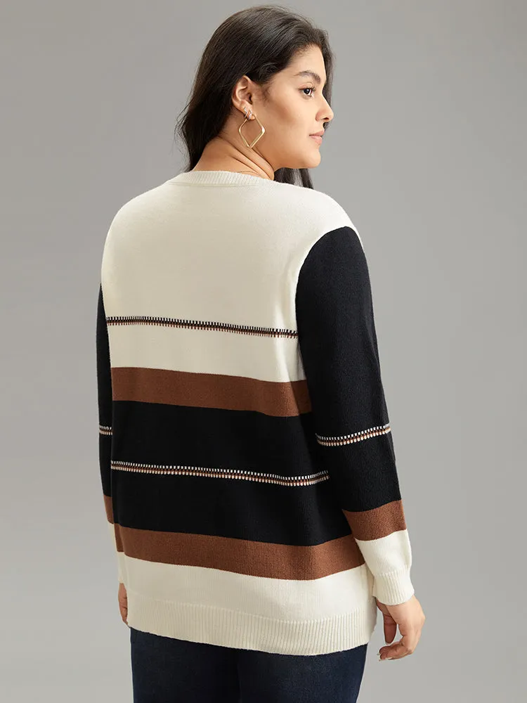 Supersoft Essentials Colorblock Very Stretchy Pullover sold by Bloomchic product image thumbnail 2