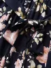 Floral Wrap Elastic Waist Belted Sleeveless Dress sold by Bloomchic