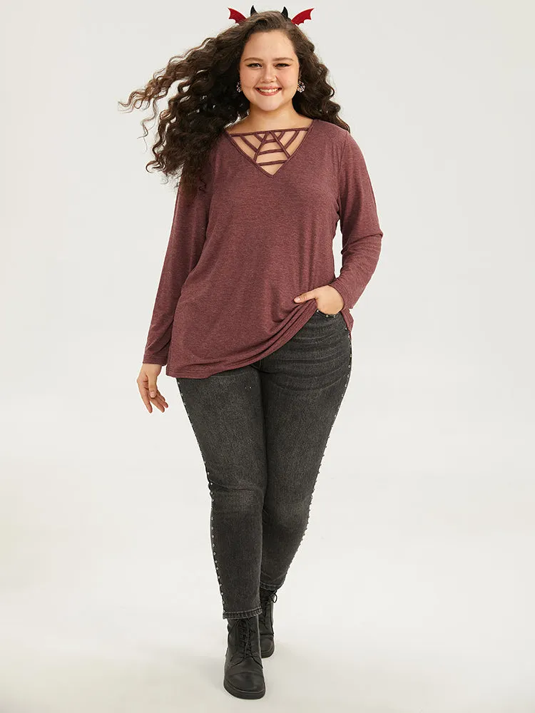 Halloween Plain Cut Out T-shirt sold by Bloomchic product image thumbnail 4