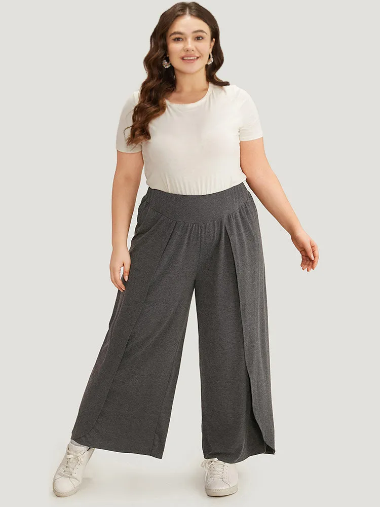Wideband Waist Tiered Wide Leg Pants sold by Bloomchic product image thumbnail 4