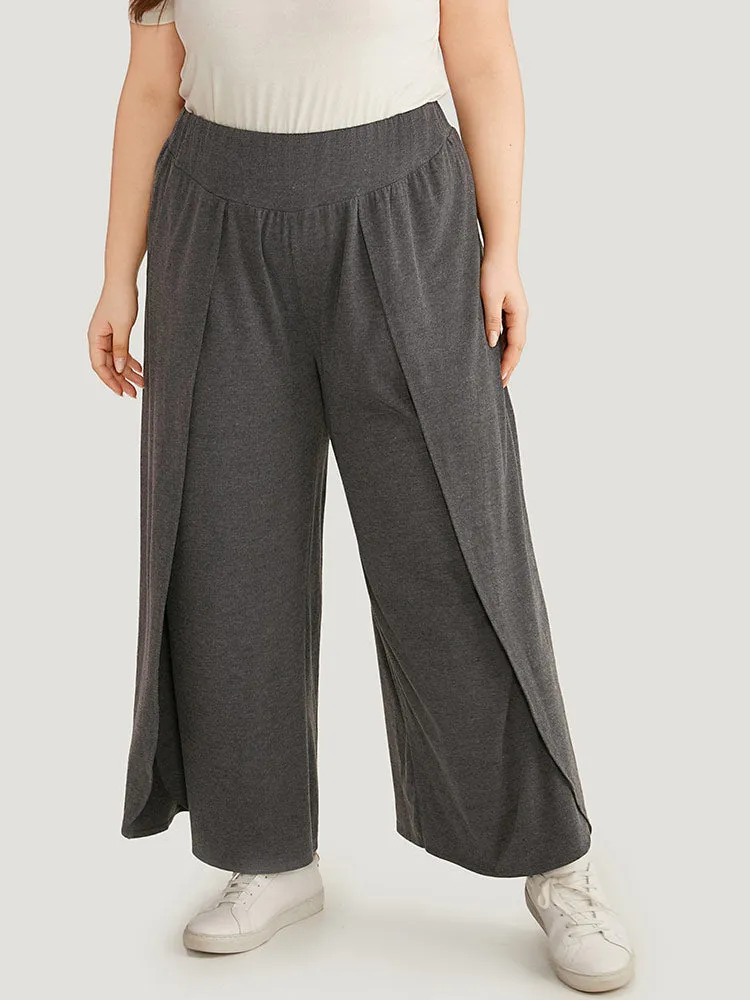 Wideband Waist Tiered Wide Leg Pants sold by Bloomchic product image thumbnail 3