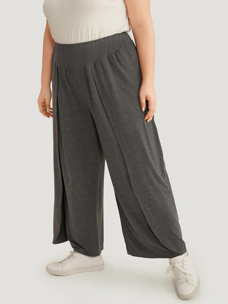 Wideband Waist Tiered Wide Leg Pants sold by Bloomchic product image thumbnail 2