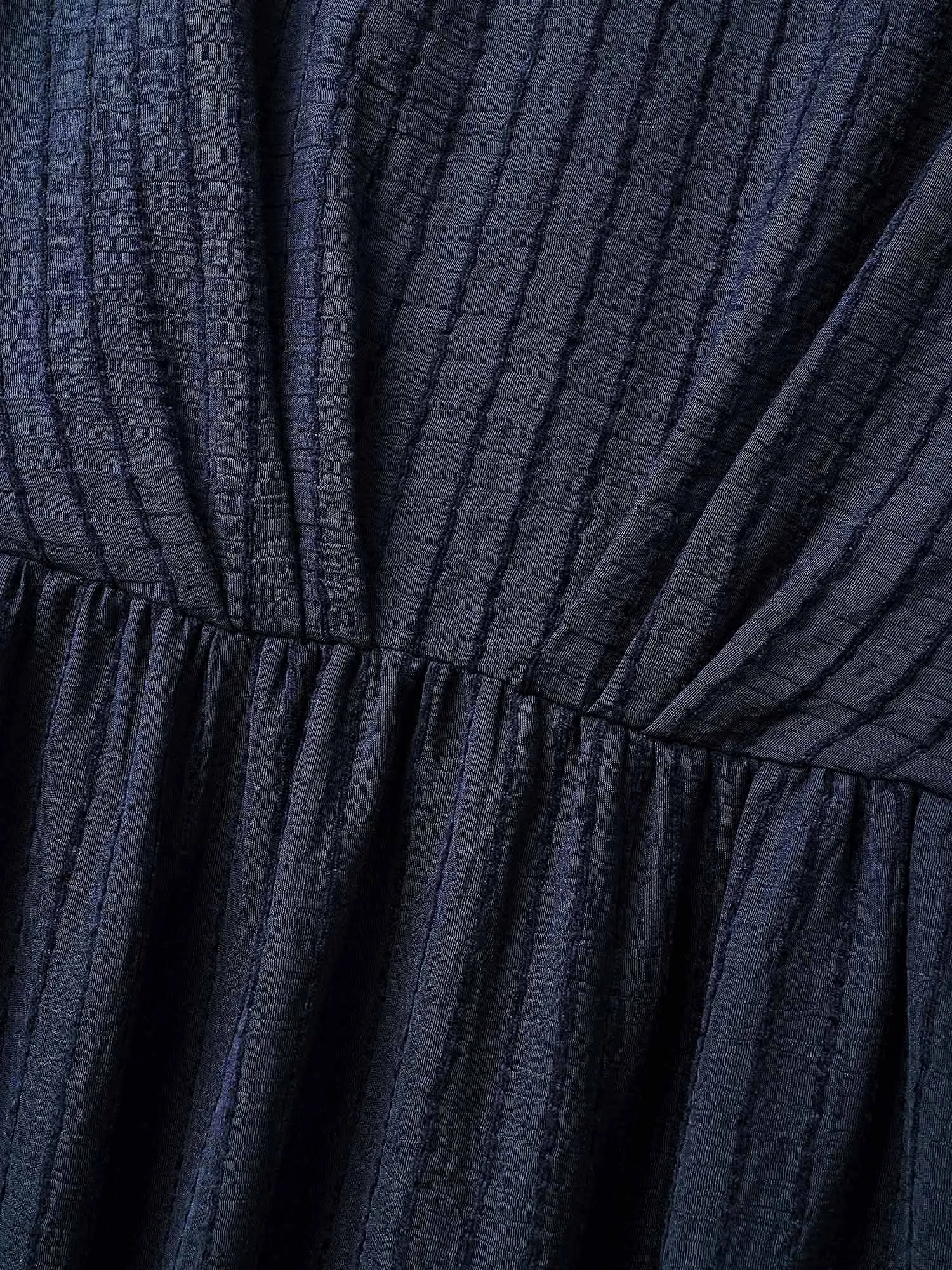 Striped Mesh Dolman Sleeve Midi Dress sold by Bloomchic product image thumbnail 5