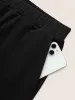 Medium stretch Laser Cut Elastic Waist Pants sold by Bloomchic