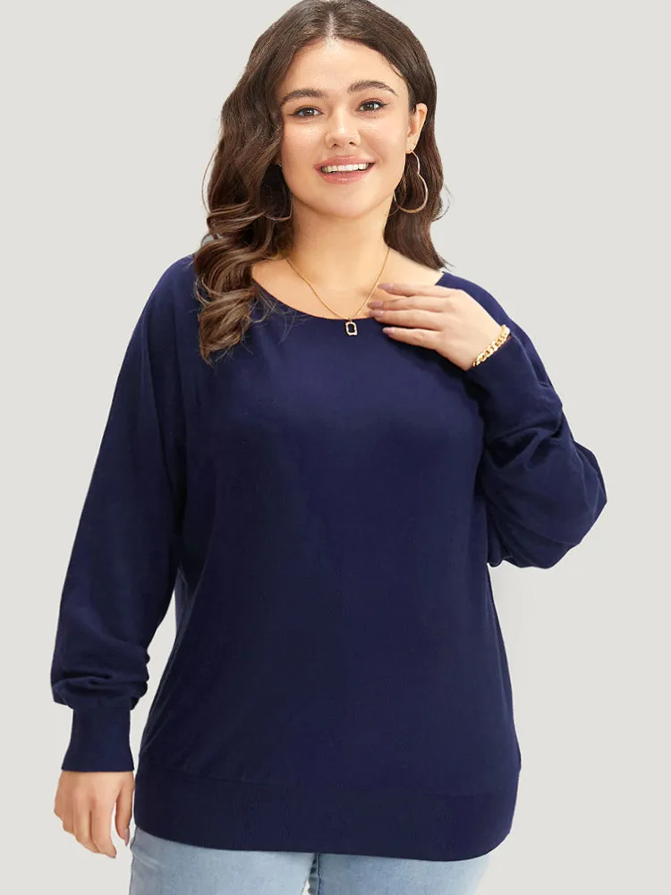 Supersoft Essentials Batwing Sleeve Boat Neck Pullover sold by Bloomchic product image thumbnail 4