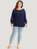 Supersoft Essentials Batwing Sleeve Boat Neck Pullover sold by Bloomchic