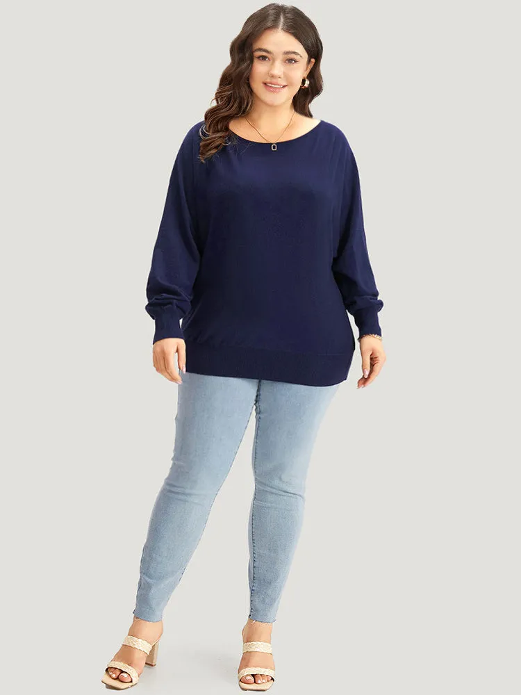 Supersoft Essentials Batwing Sleeve Boat Neck Pullover sold by Bloomchic product image thumbnail 5