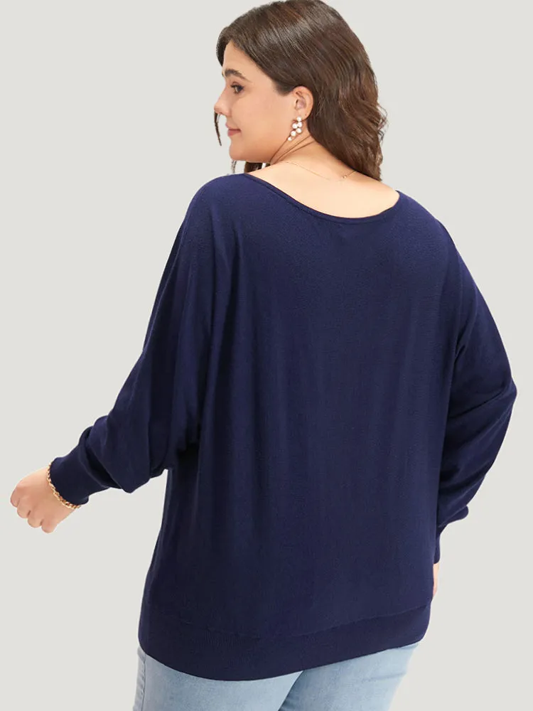 Supersoft Essentials Batwing Sleeve Boat Neck Pullover sold by Bloomchic product image thumbnail 2