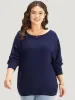 Supersoft Essentials Batwing Sleeve Boat Neck Pullover sold by Bloomchic