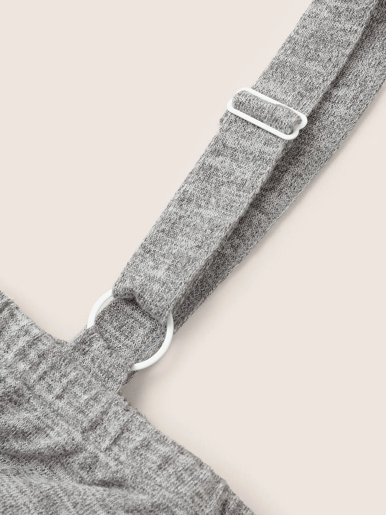 Plain Shirred Pocket Adjustable Straps Jumpsuit sold by Bloomchic product image thumbnail 5