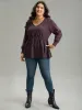 Heather Sequin Elastic Waist T-shirt sold by Bloomchic