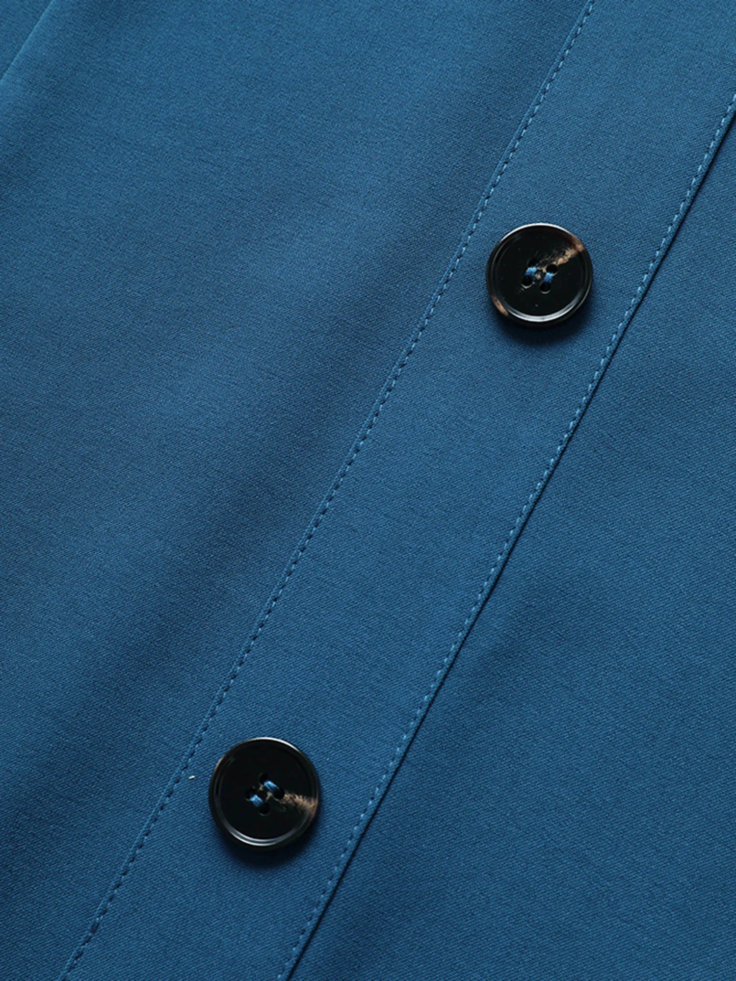 Shirt Collar Button Detail Sleeveless Dress sold by Bloomchic product image thumbnail 5