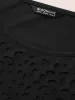 Plain Laser Cut Batwing Sleeve T-shirt sold by Bloomchic