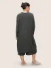 Solid Heather Dolman Sleeve Open Front Robe sold by Bloomchic