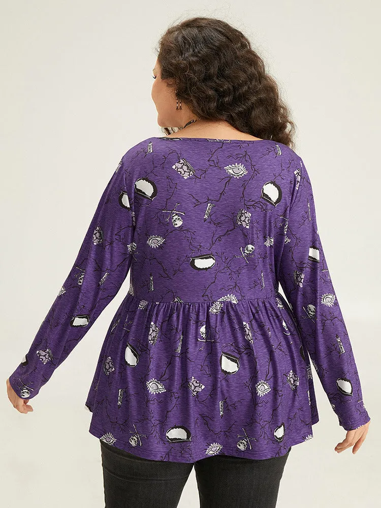 Halloween Graphic Cut Out T-shirt sold by Bloomchic product image thumbnail 5