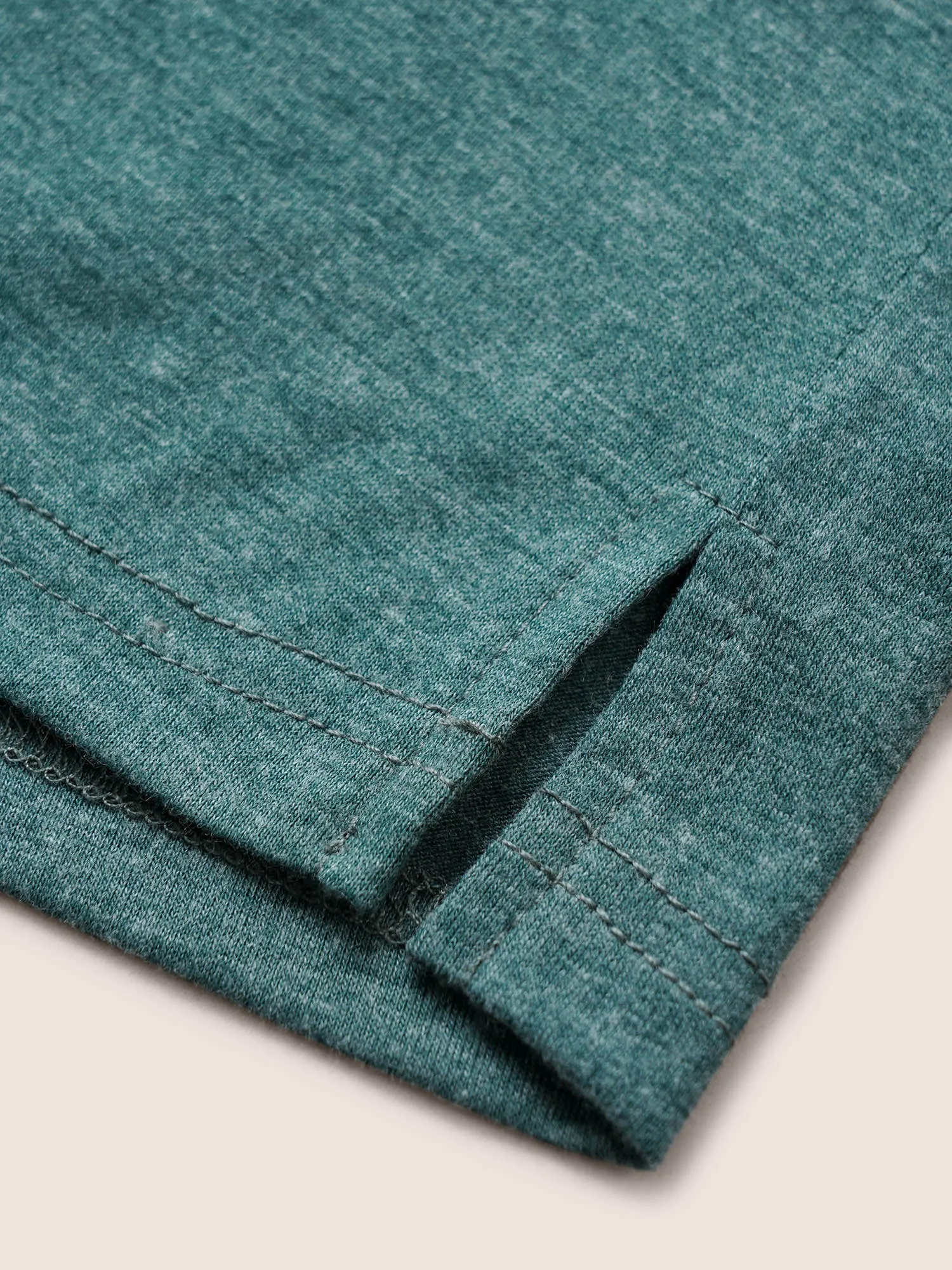 Solid Ties Elastic Waist Split Hem Sleep Bottoms sold by Bloomchic product image thumbnail 5