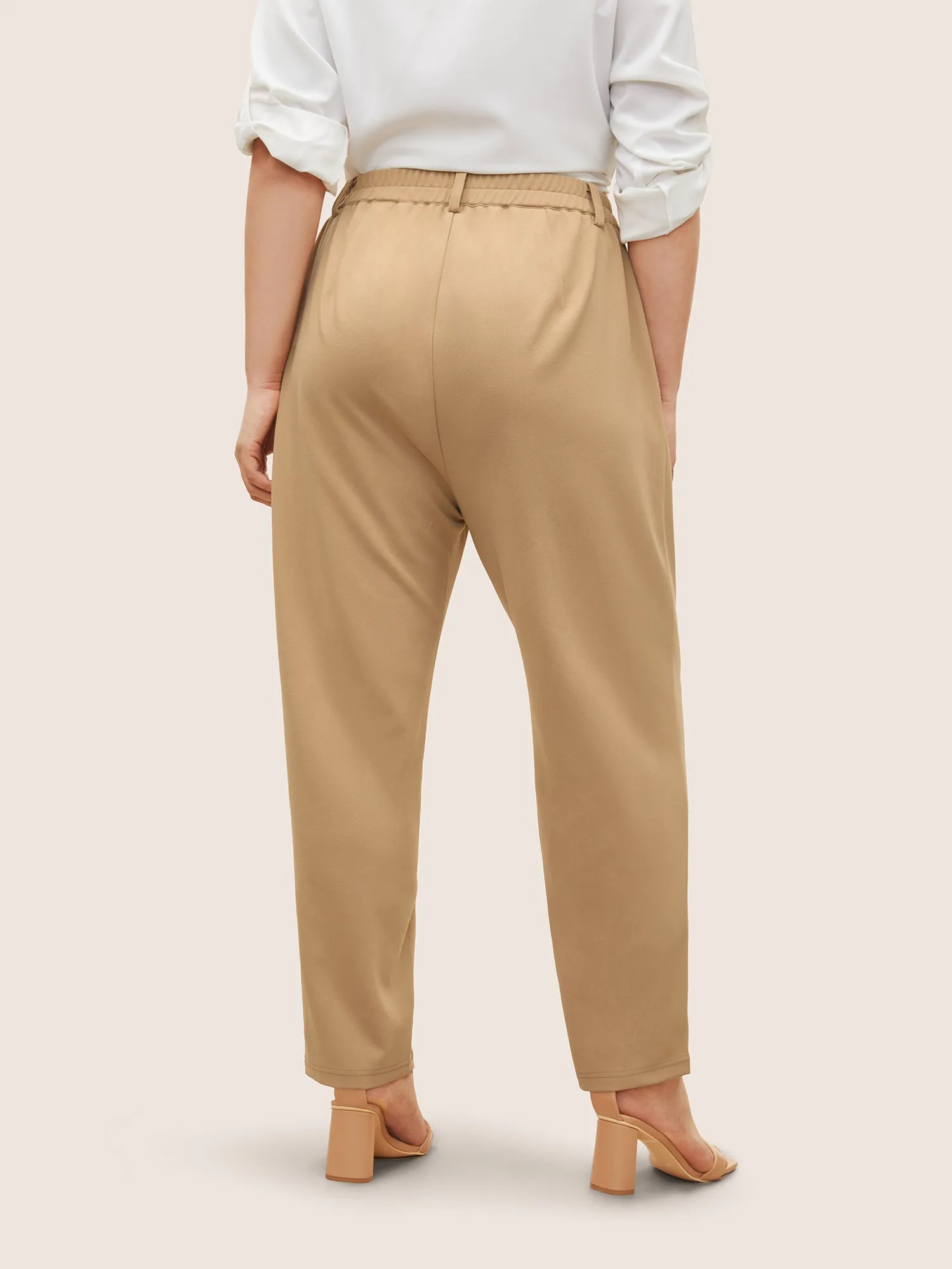 Solid Color Zipper Pencil Pants sold by Bloomchic product image thumbnail 2