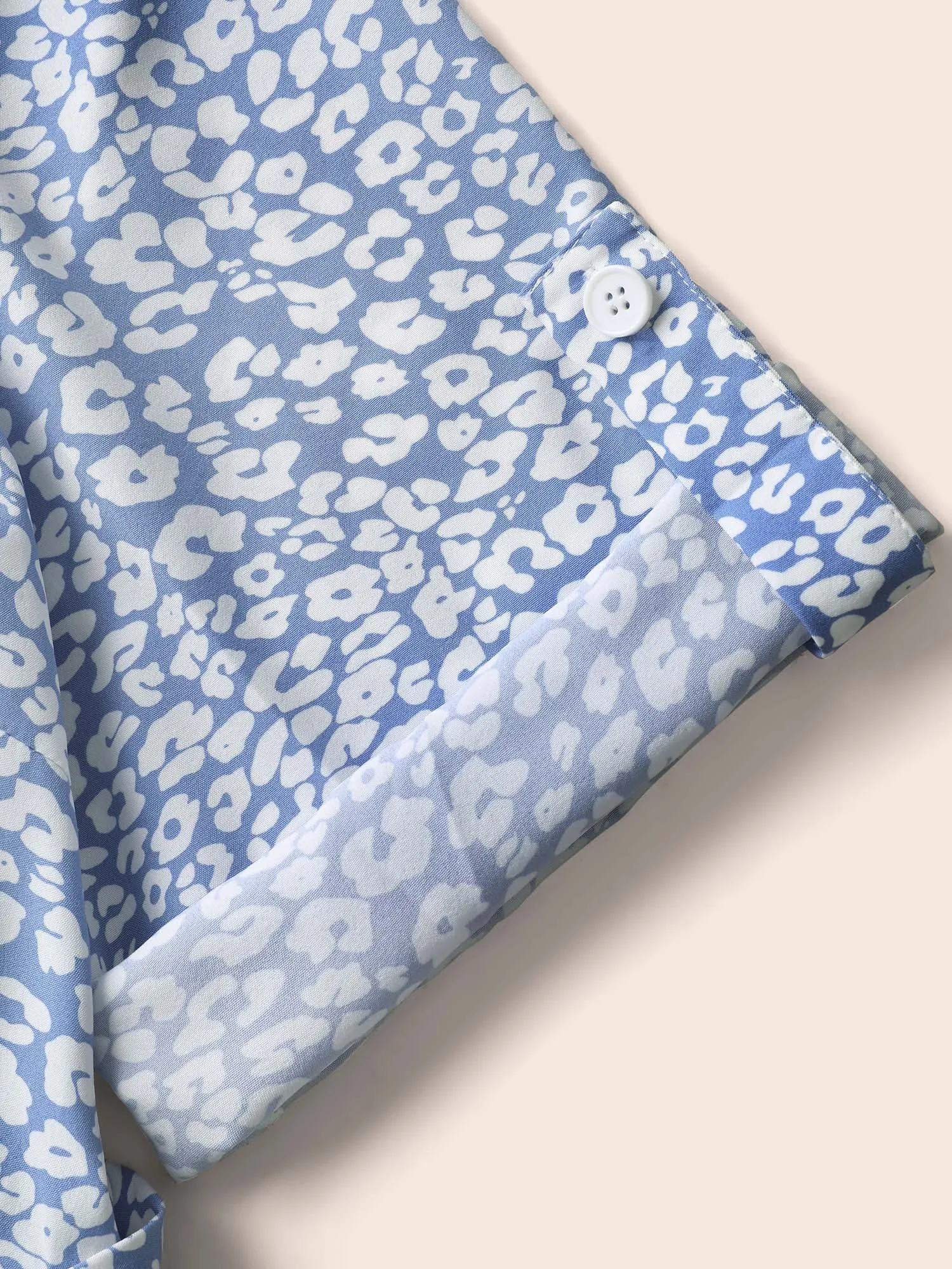 Daisy Print Midi Tab Sleeve Dress sold by Bloomchic product image thumbnail 5