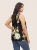 Floral Print Round Neck Tank Top sold by Bloomchic