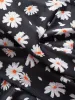 Ditsy Floral Crossover Heart Neckline Swim Top sold by Bloomchic