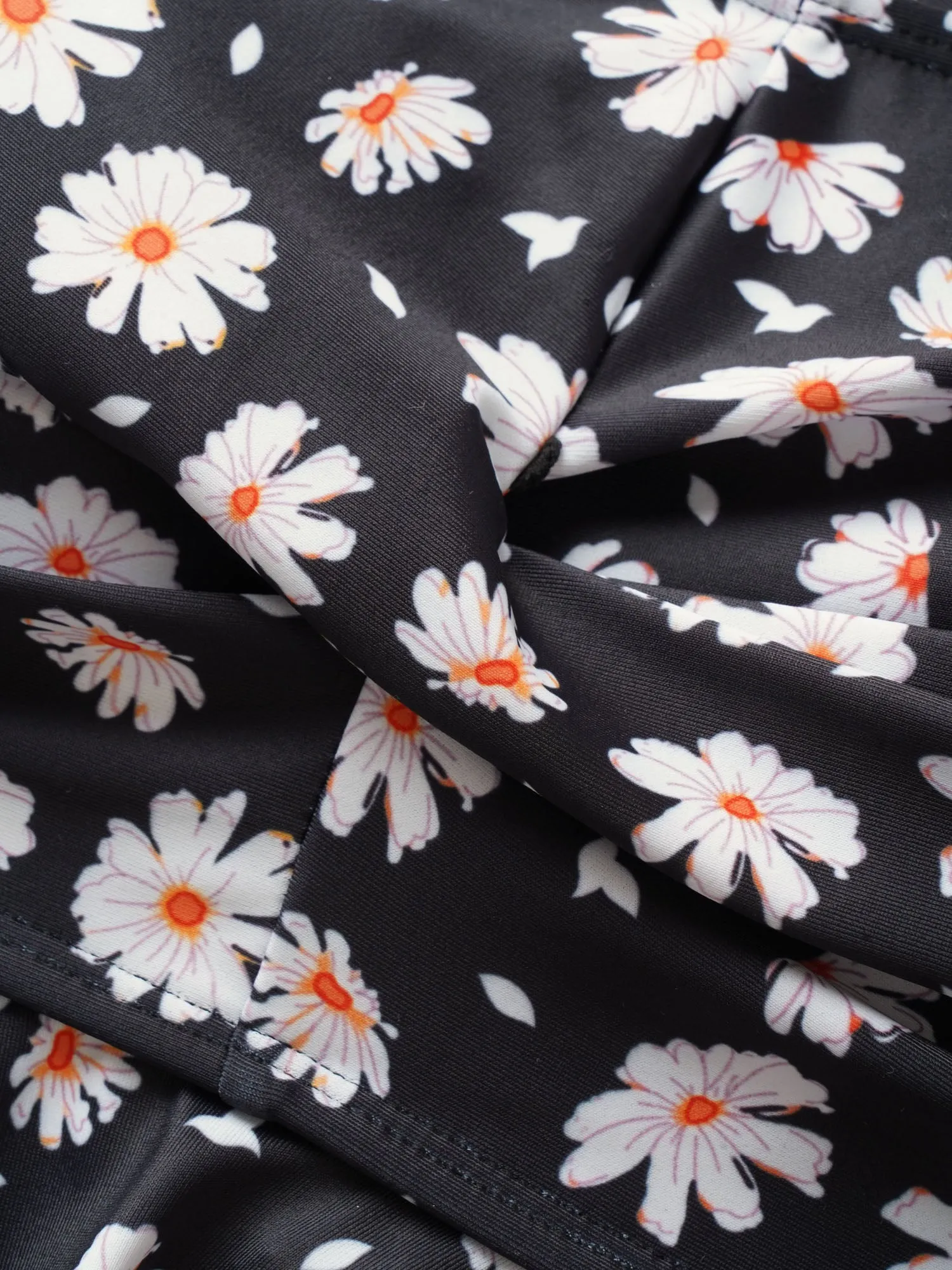 Ditsy Floral Crossover Heart Neckline Swim Top sold by Bloomchic product image thumbnail 5