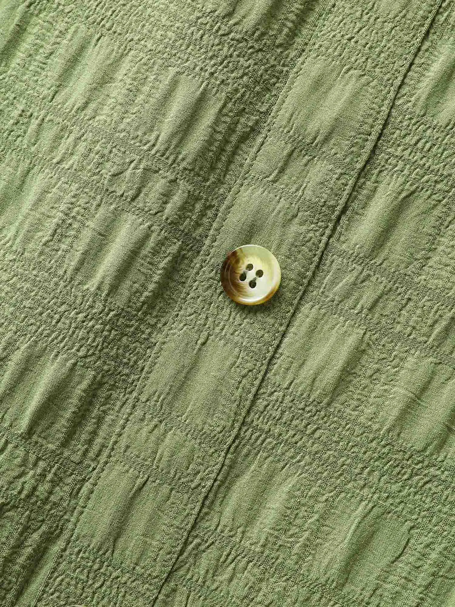 Textured Notched Button Detail Midi Dress sold by Bloomchic product image thumbnail 5