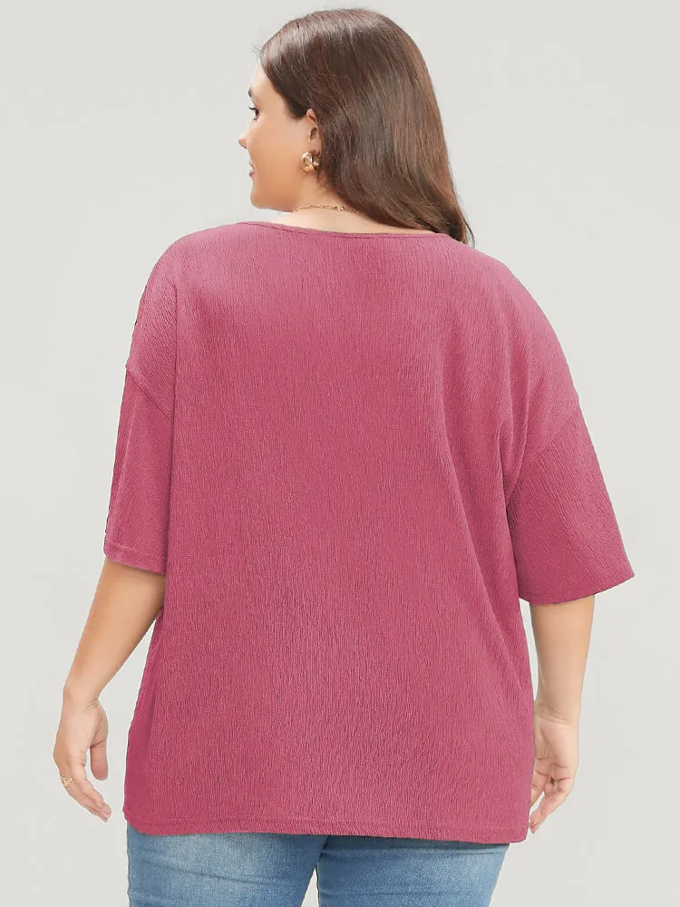 Solid Tassels Flounce Sleeve Lace Tie Neck Blouse sold by Bloomchic product image thumbnail 5