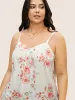 Natural Flowers Adjustable Straps Cami Top sold by Bloomchic