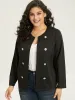 Halloween Solid Buckle Detail Jacket sold by Bloomchic