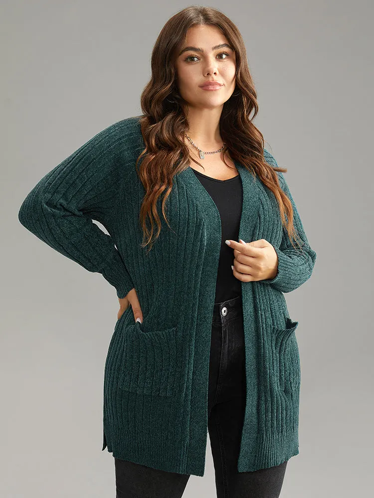 Plisse Solid Patched Pocket Cardigan sold by Bloomchic product image thumbnail 3