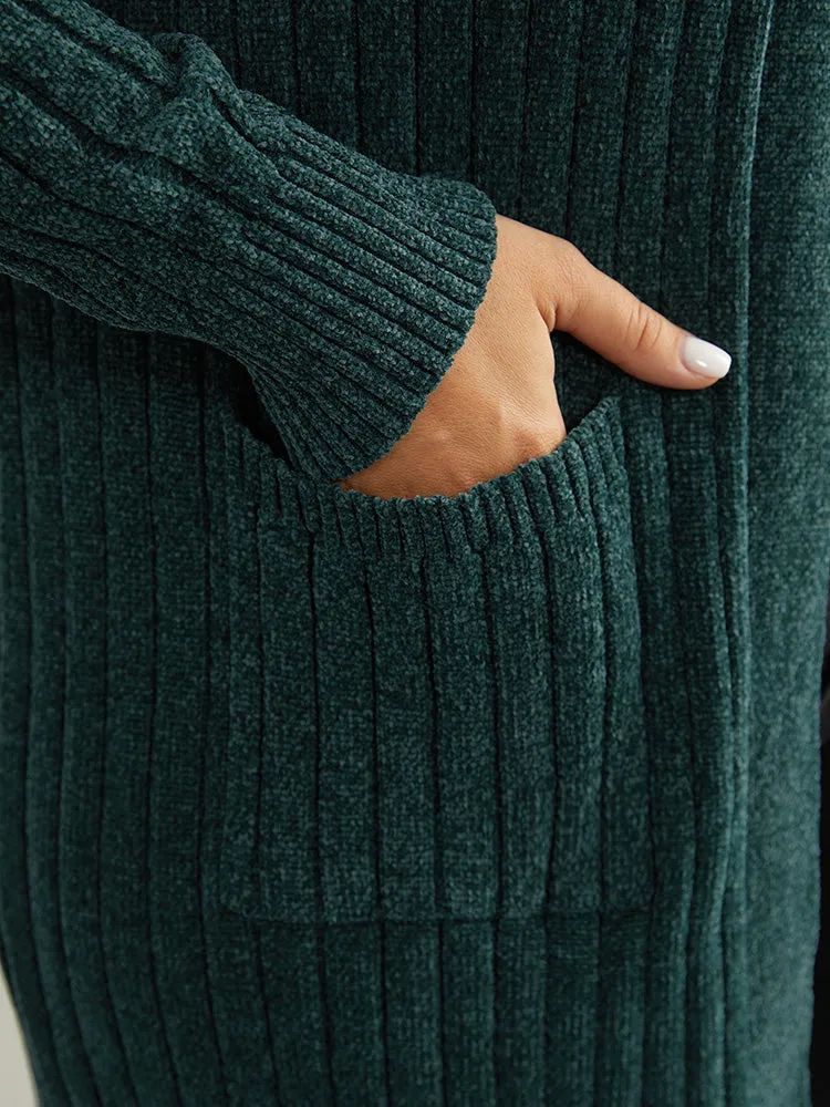 Plisse Solid Patched Pocket Cardigan sold by Bloomchic product image thumbnail 5