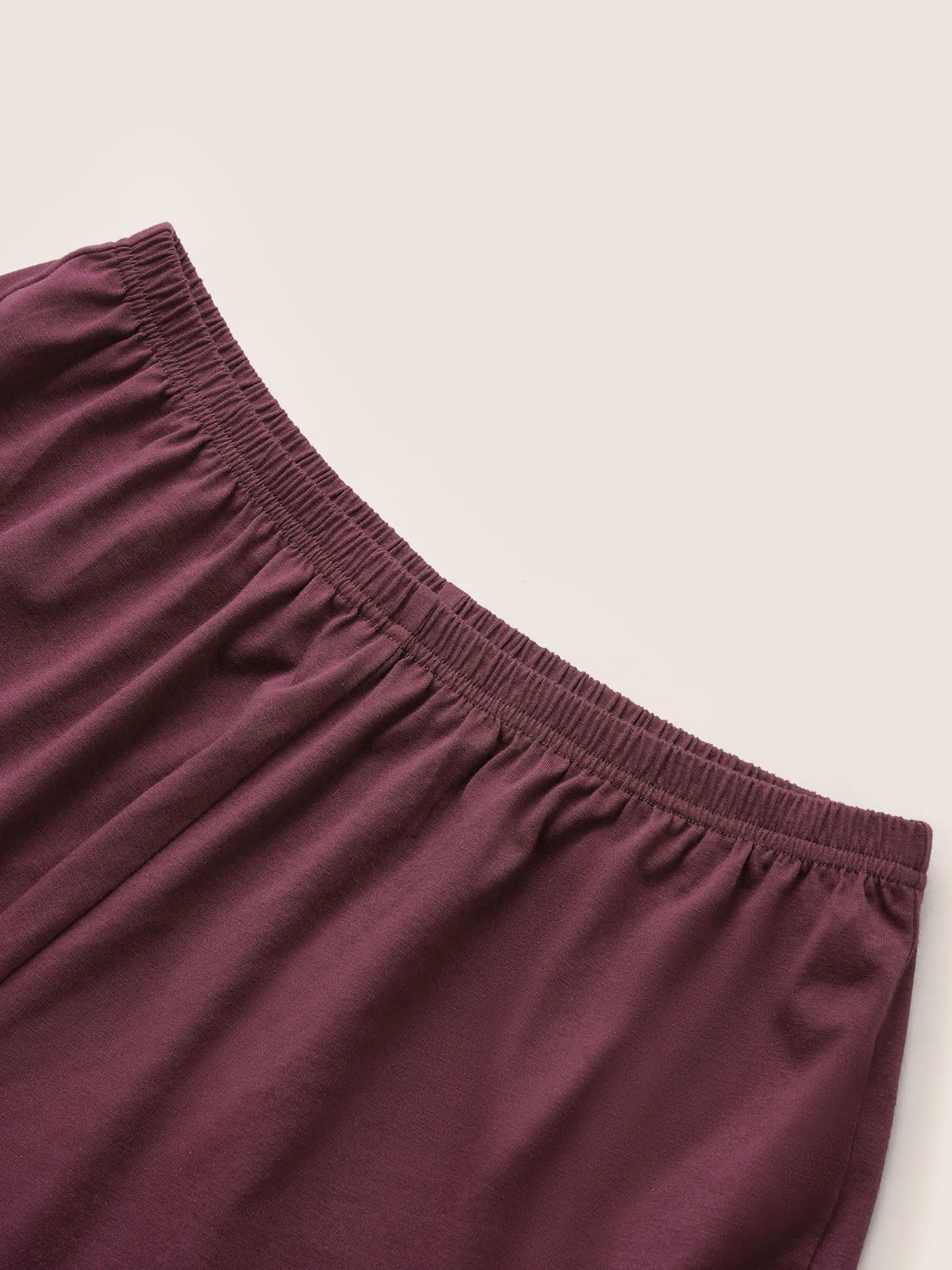 Plain Guipure Lace Elastic Waist Sleep Bottoms sold by Bloomchic product image thumbnail 5