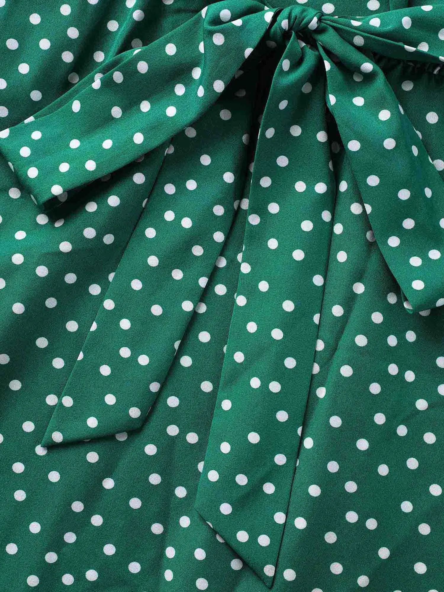 Collared Polka Dot Dress sold by Bloomchic product image thumbnail 5