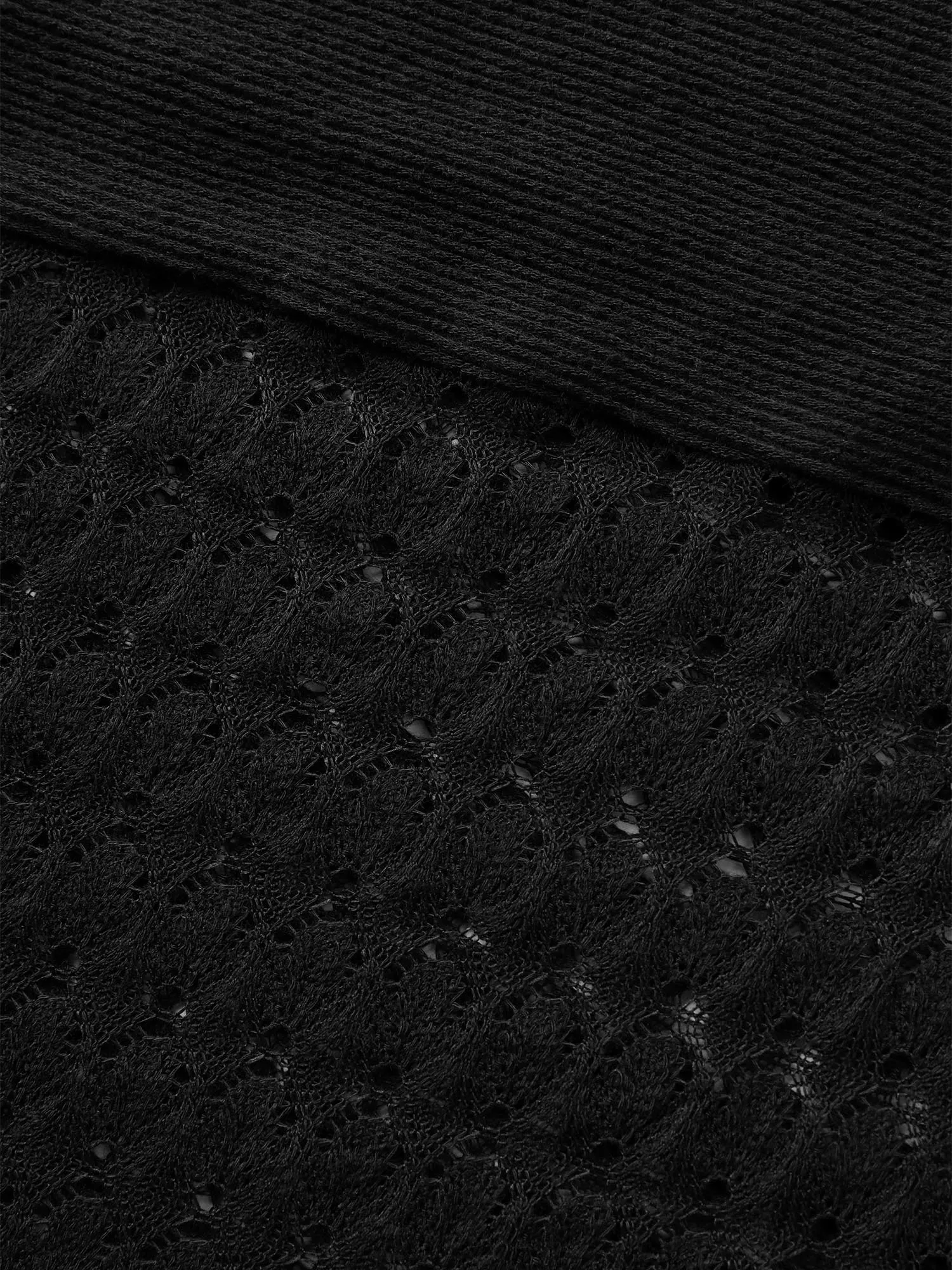 Solid Cut Out Patchwork Split Hem T-shirt sold by Bloomchic product image thumbnail 5