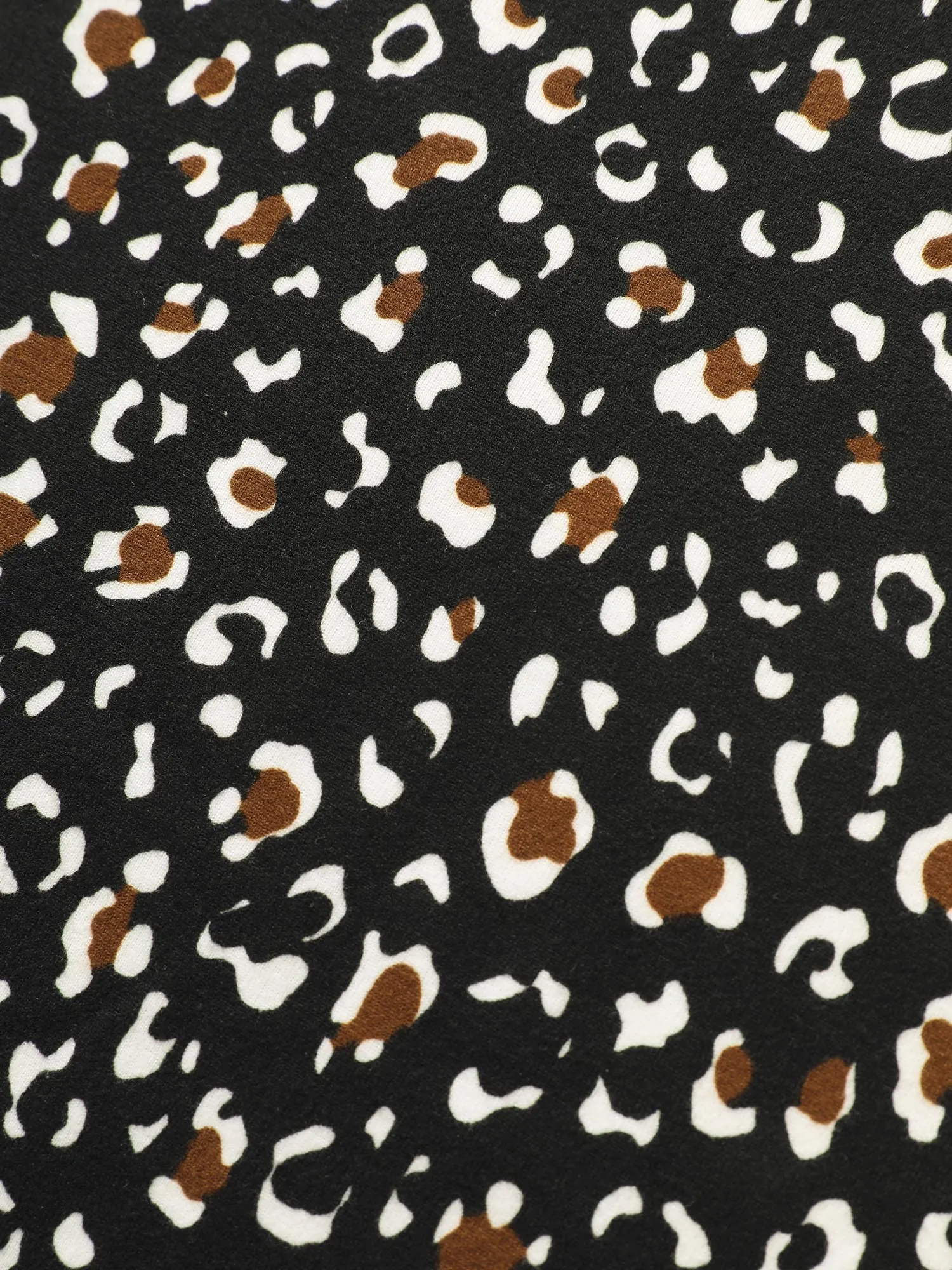 Crew Neck Leopard Print Contrast T-shirt sold by Bloomchic product image thumbnail 5