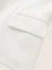 Plain Suit Collar Pocket Blazer sold by Bloomchic