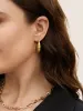 Retro Twisted Circle Hoop Earrings sold by Bloomchic