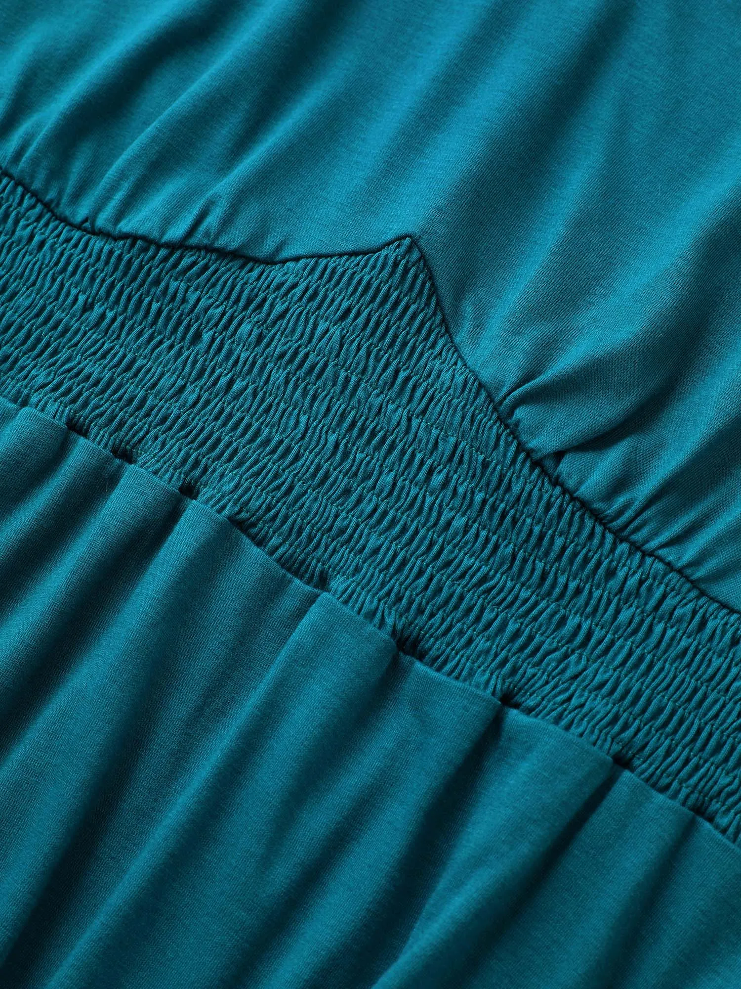 Plain Shirred Gathered Lantern Sleeve T-shirt sold by Bloomchic product image thumbnail 5