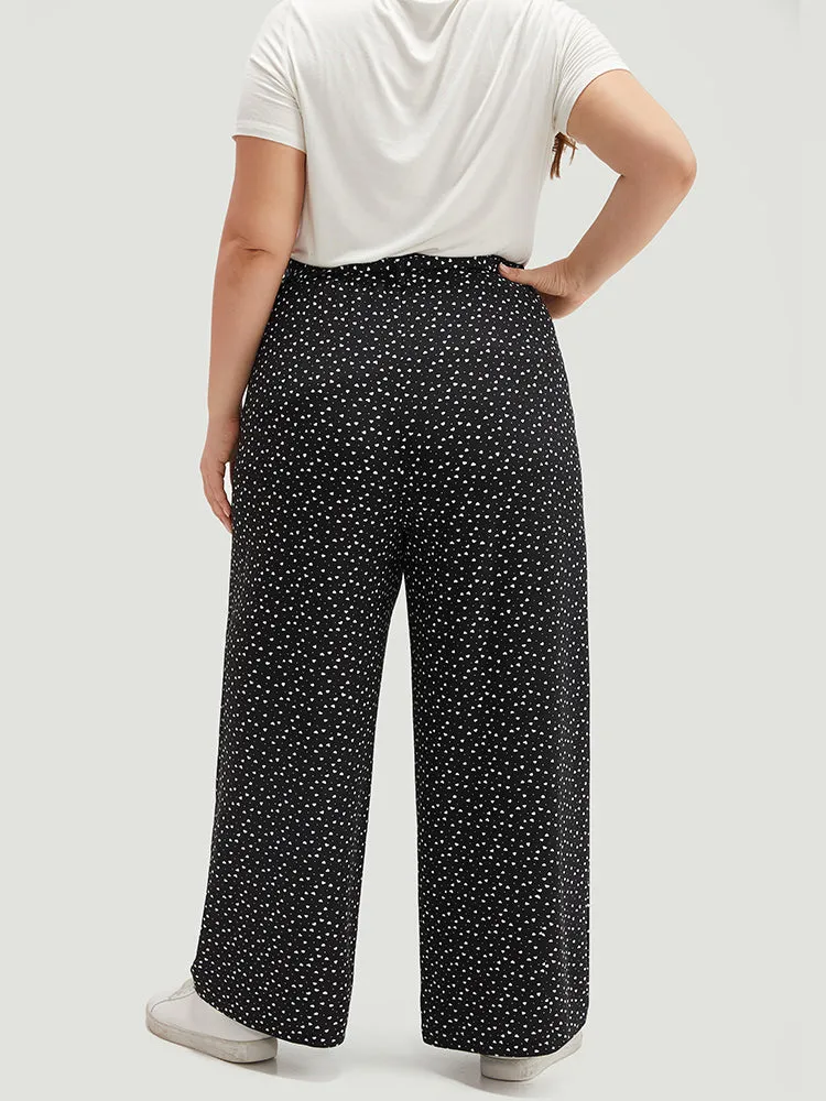 Polka Dot Belted Metal Detail Pants sold by Bloomchic product image thumbnail 4