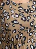 Leopard Print Round Neck Ruffle Hem Dress sold by Bloomchic