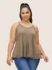 Solid Texture Pit Strip Cami Top sold by Bloomchic