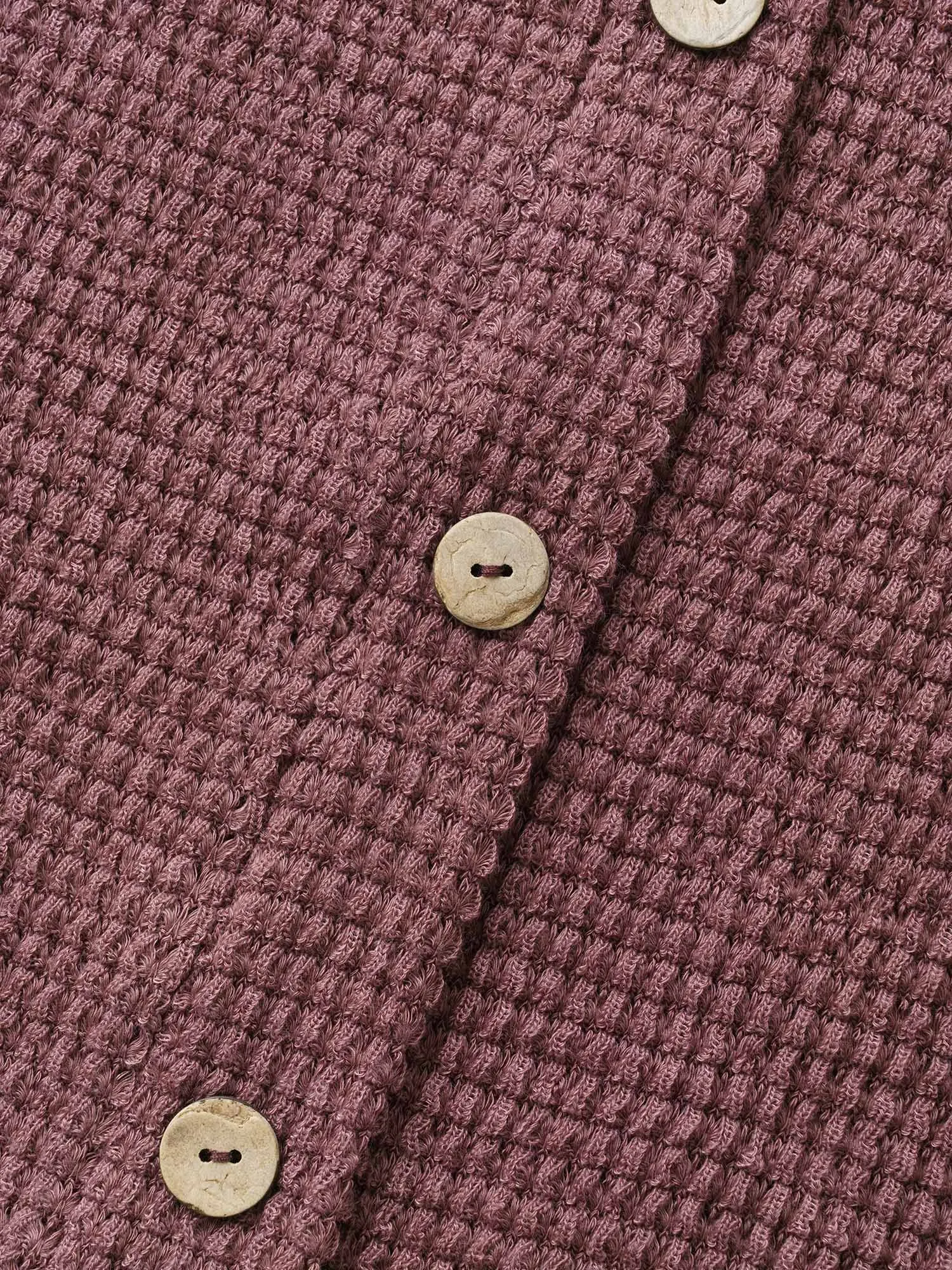 Textured Button Detail Cuffed Sleeve T-shirt sold by Bloomchic product image thumbnail 5