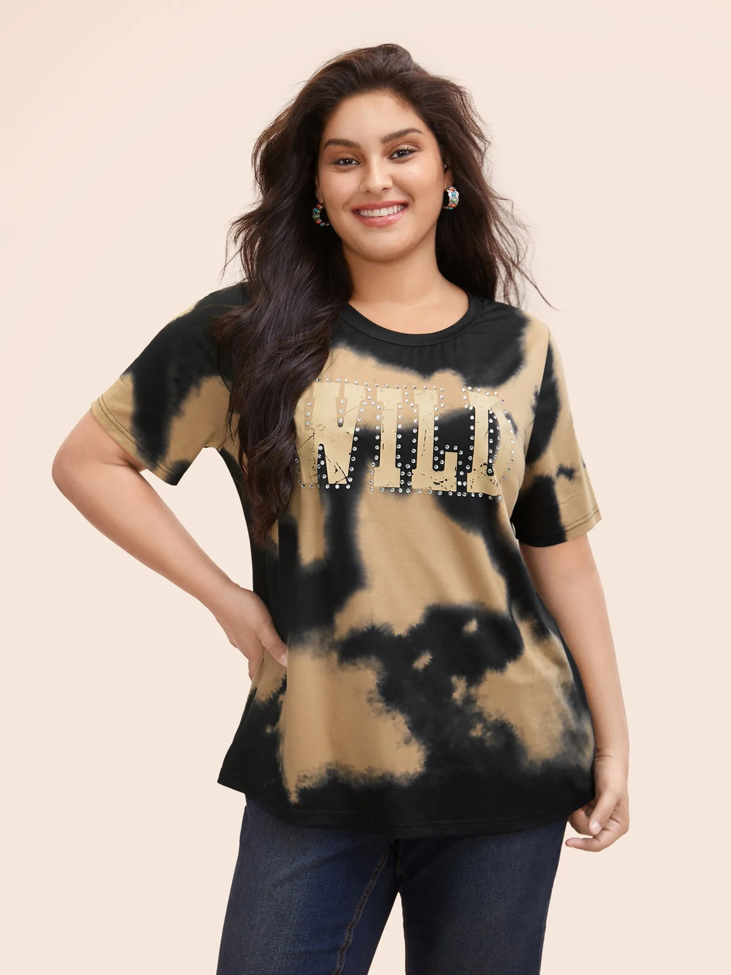 Tie Dye Wild Logo T-shirt sold by Bloomchic