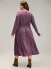 Solid Ruched Drawstring Bowknot Pocket Dress sold by Bloomchic