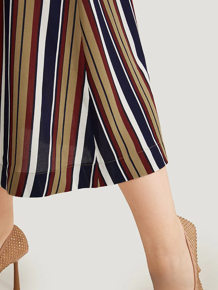 Striped Ties Elastic Waist A-line Skirt sold by Bloomchic product image thumbnail 5