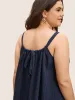 Plain Textured Drawstring Loose Fit Dress sold by Bloomchic