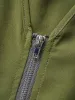 Solid Half Zip Belted Tab Sleeve Jumpsuit sold by Bloomchic