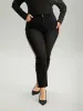 Sequin Patchwork Black Wash Straight Leg Jeans sold by Bloomchic