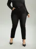 Sequin Patchwork Black Wash Straight Leg Jeans sold by Bloomchic